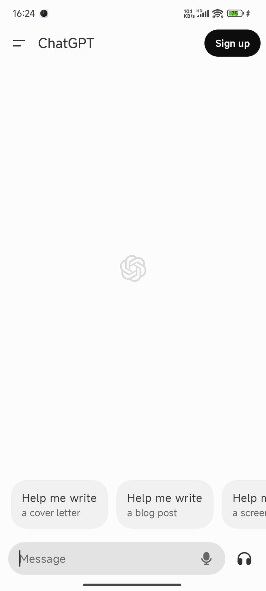 ChatGPT Mobile App