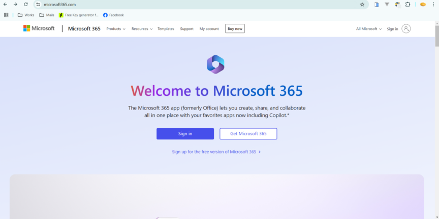 Microsoft 365 Website