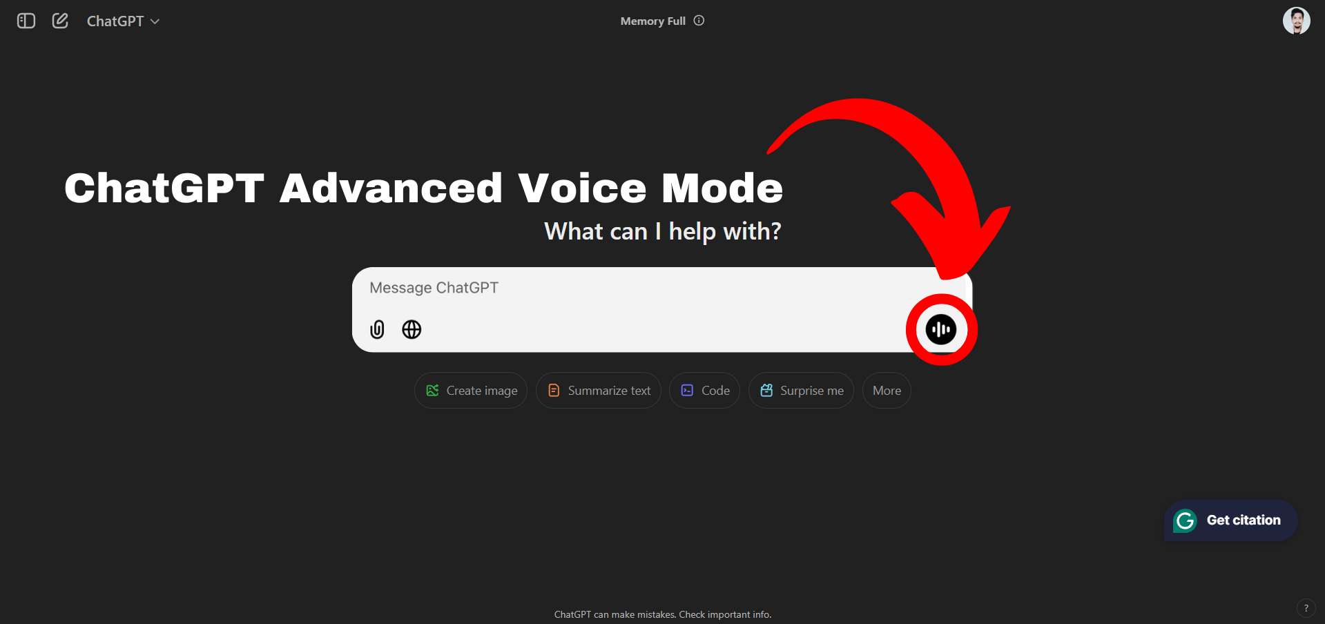 Advanced voice search chatgpt