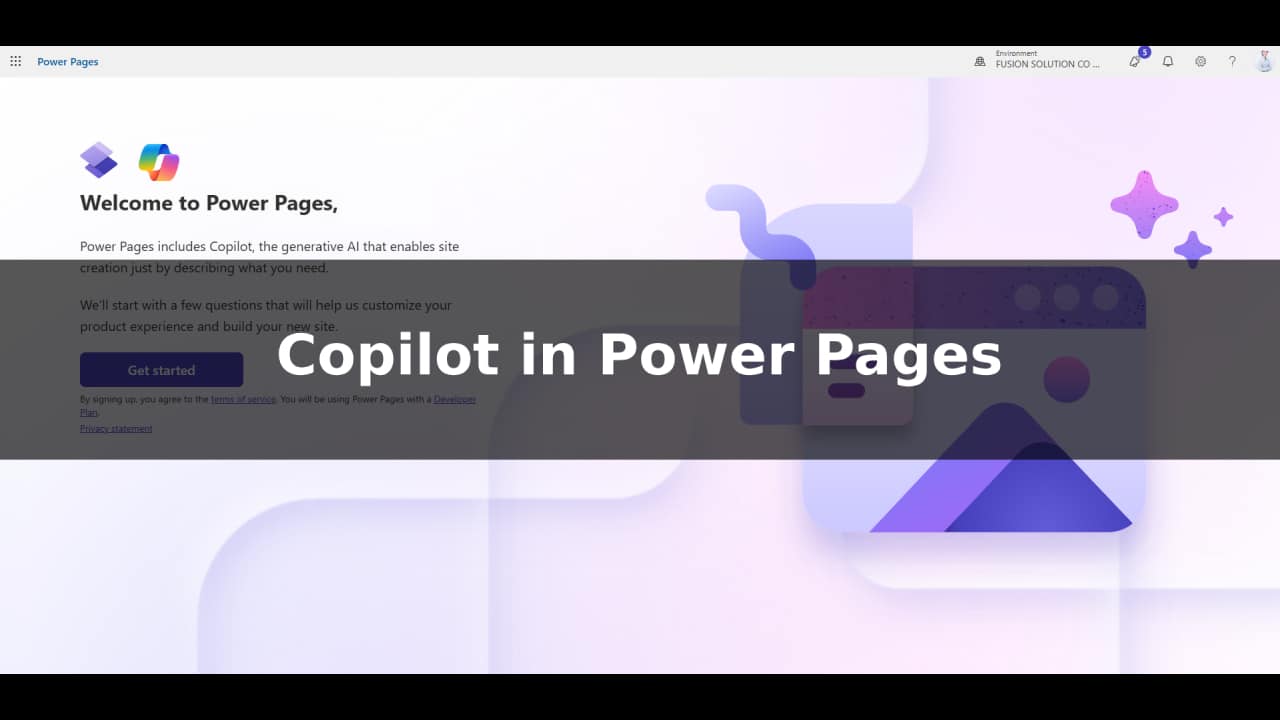 Copilot in Power Pages