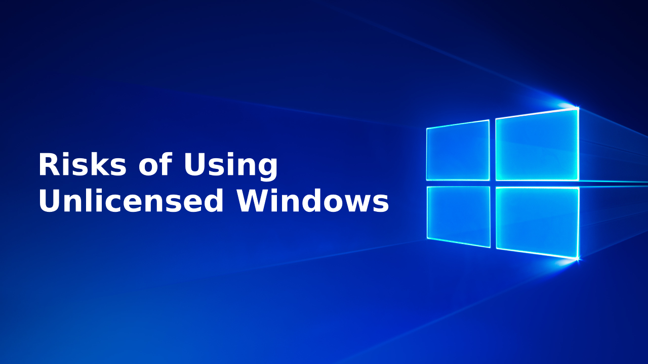 Unlicensed Windows
