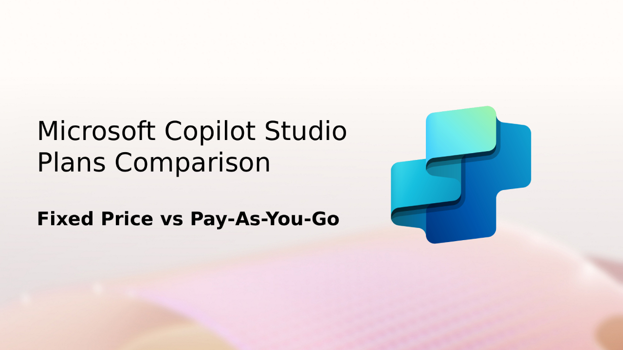 Copilot Studio Plans