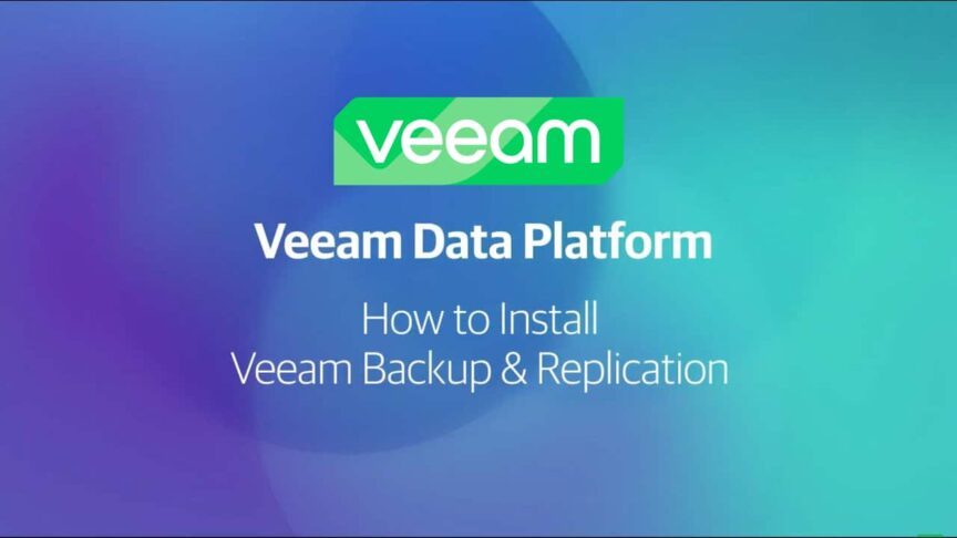 ติดตั้ง Veeam ติดตั้ง Veeam