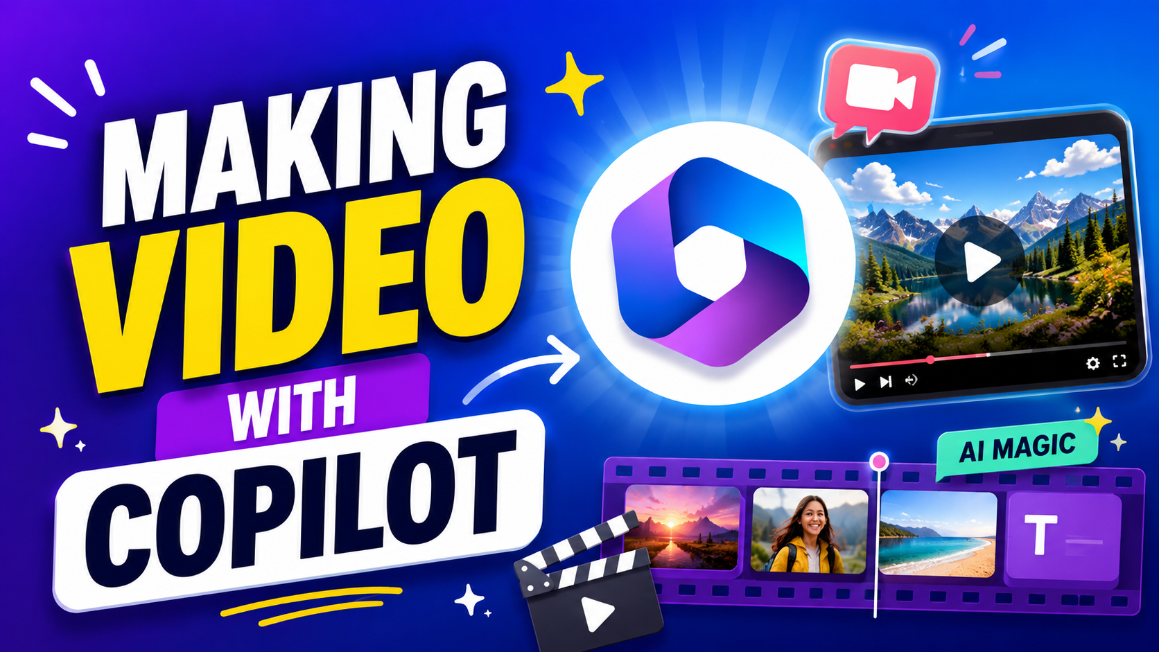 สร้างวิดีโอด้วย Copilot