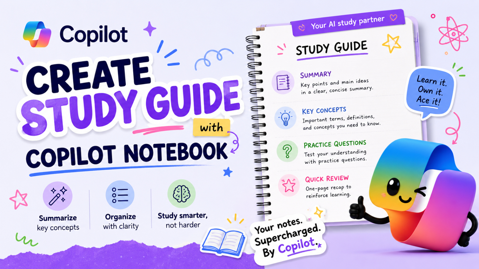 Study Guide in Copilot Notebook