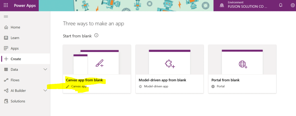 Power Apps Canvas App