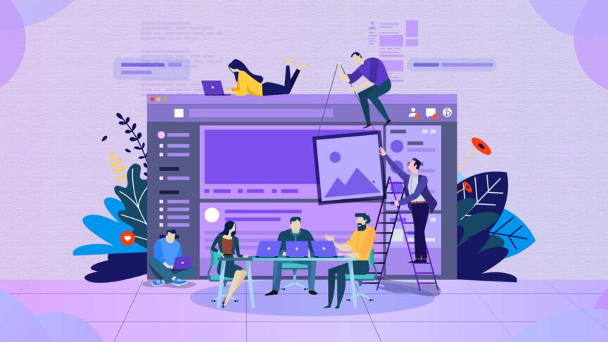 —Pngtree—business office meeting illustration_4116108