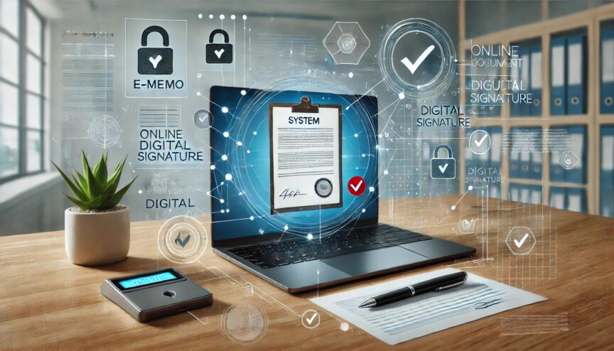 A_modern_office_setting_with_a_laptop_displaying_a