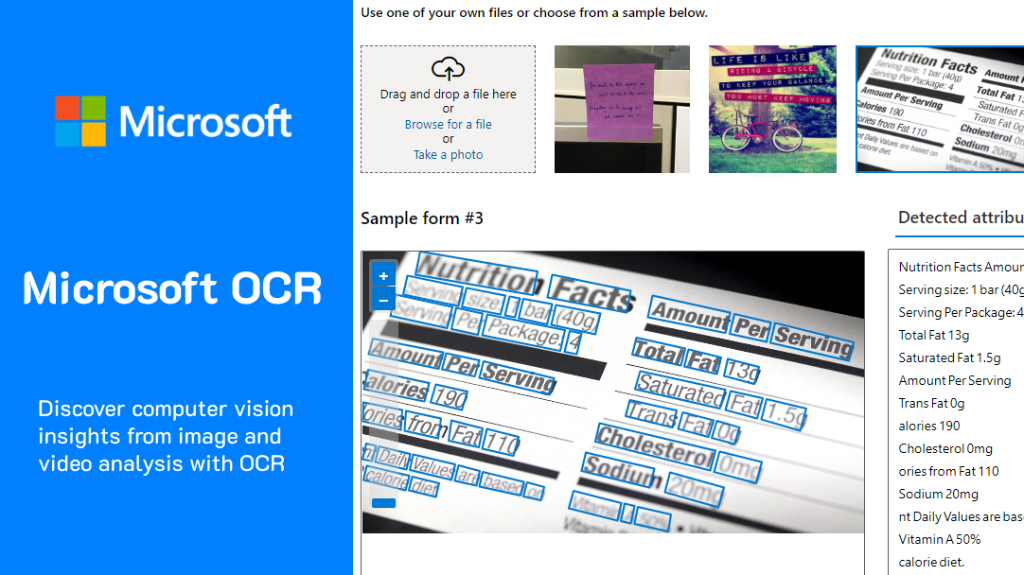 Microsoft OCR