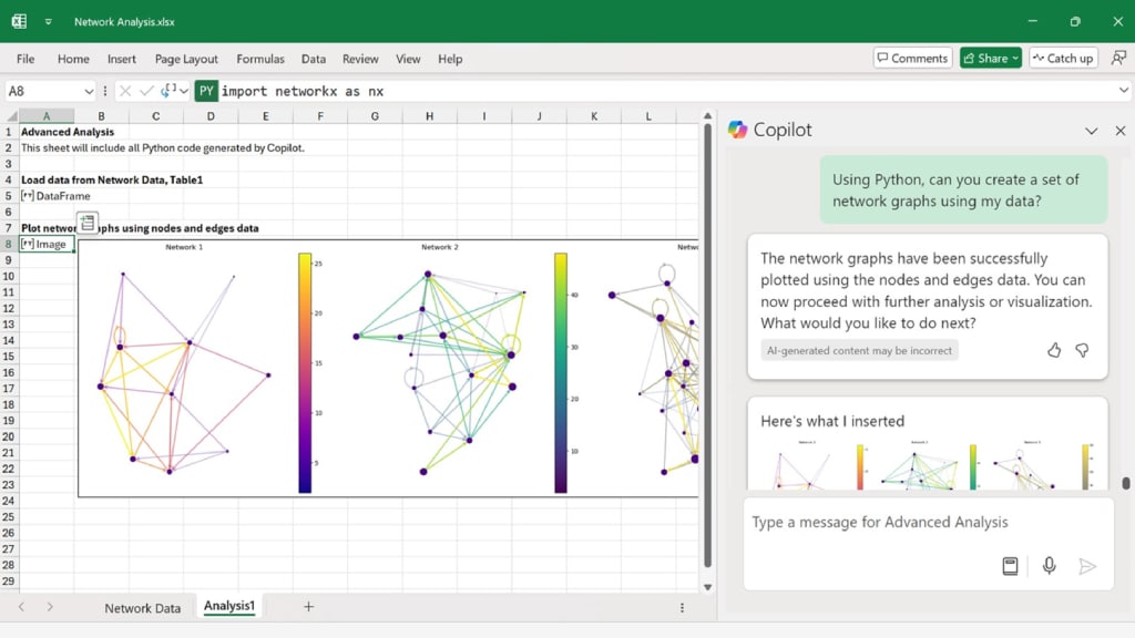 expansion for Copilot in Excel
