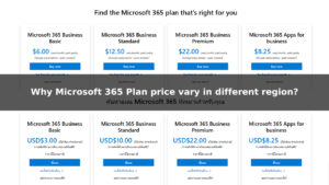 Microsoft 365 จึงมีราคาแตกต่างกัน