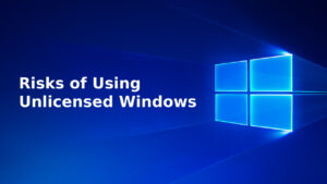 Unlicensed Windows