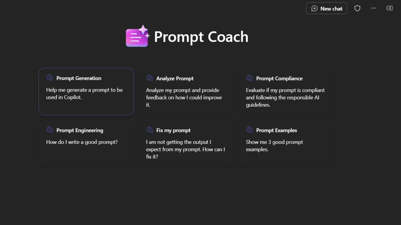 Prompt Coach Copilot Agent