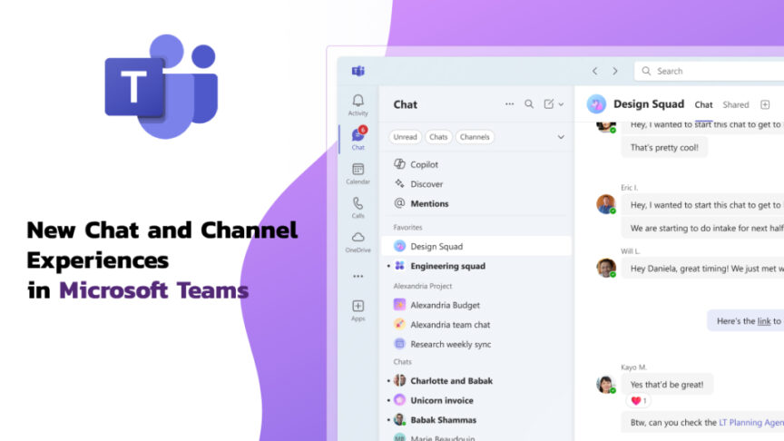 new chat and channel experience new chat and channel experience