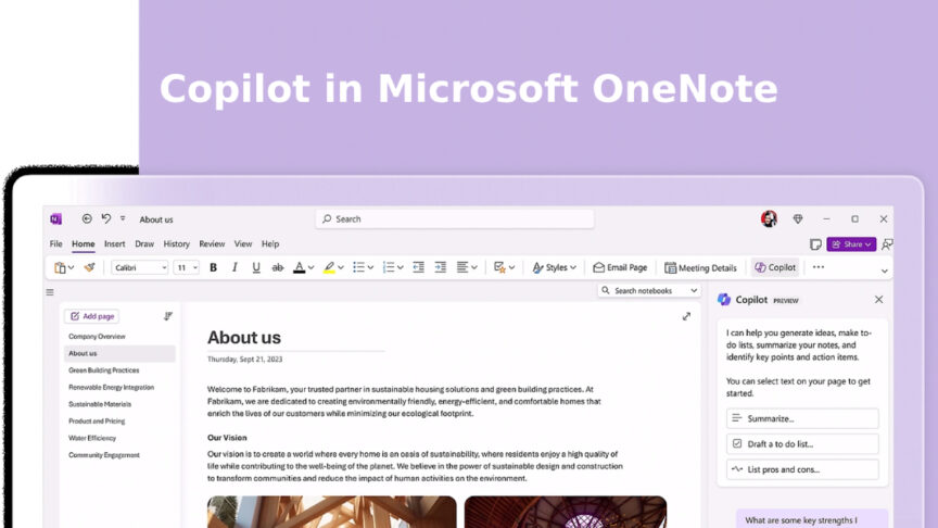 Copilot in Microsoft OneNote