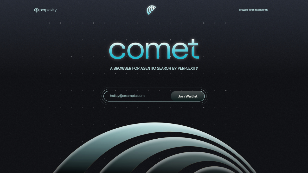 Perplexity Comet browser