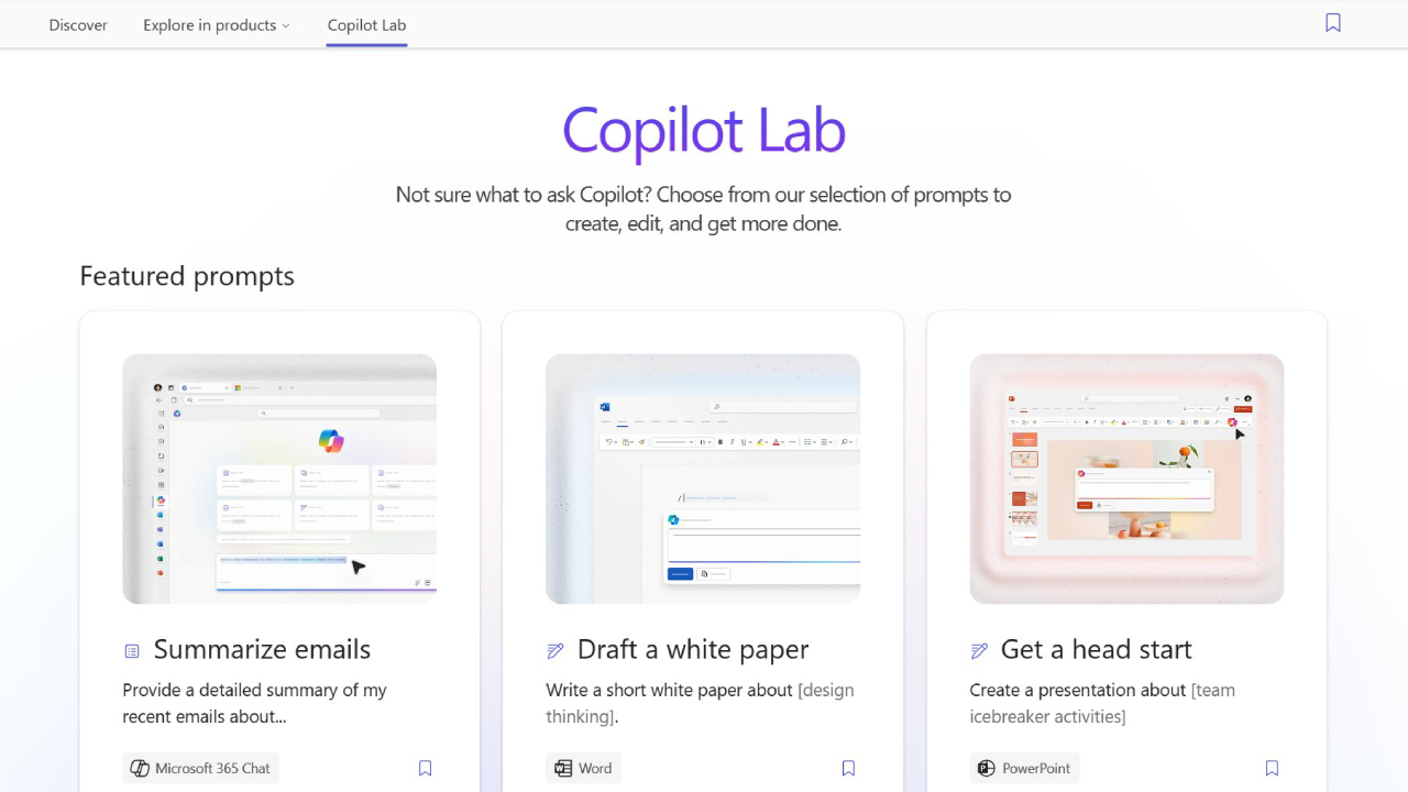 Copilot Action in Copilot Lab