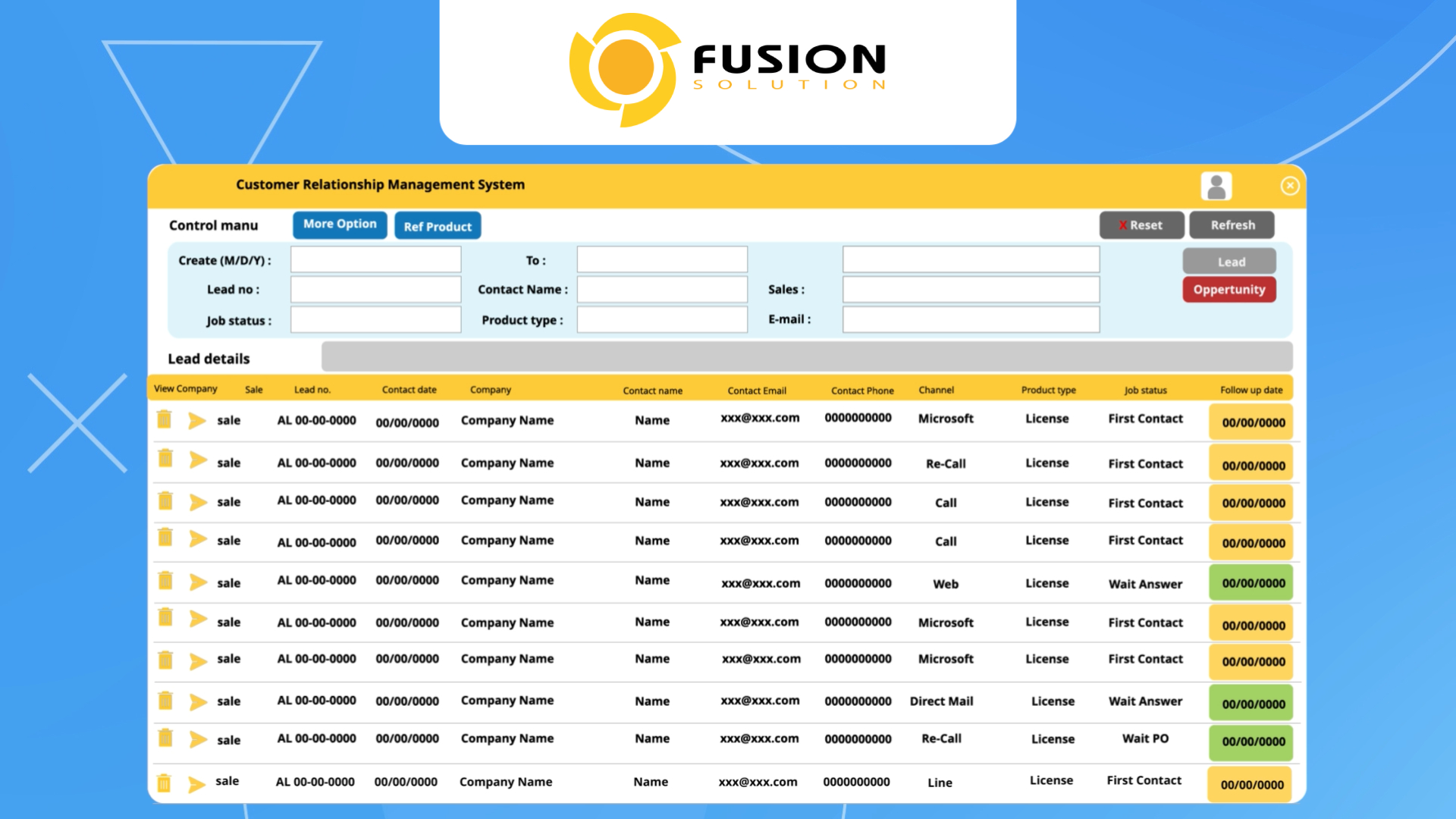 Fusion CRM