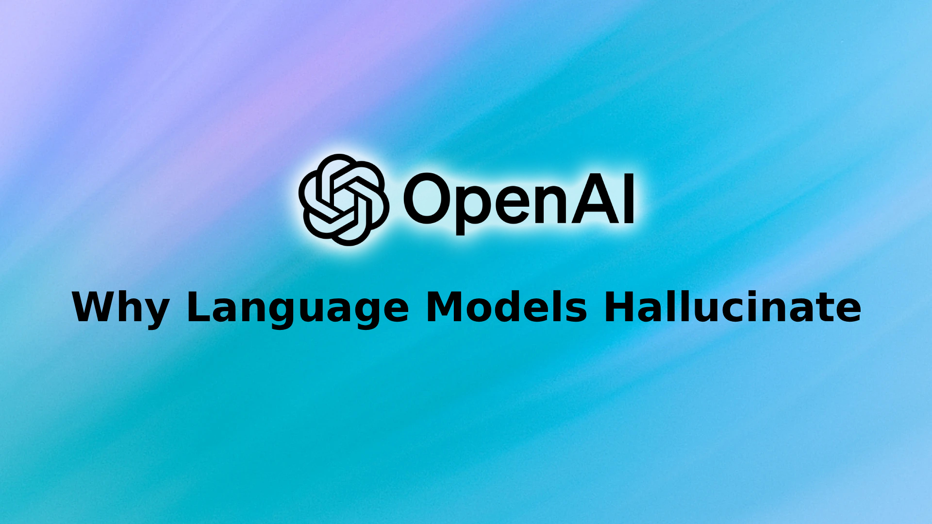 Why Language Models Hallucinate