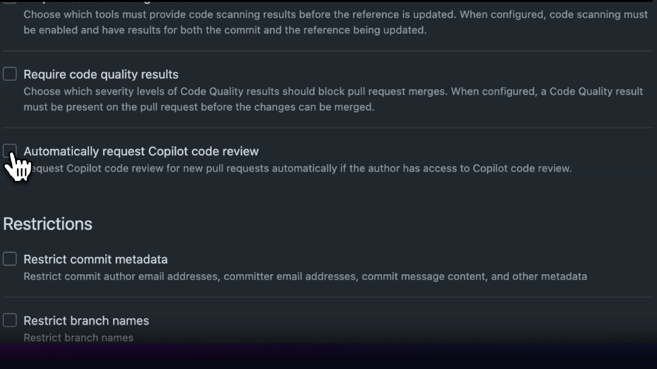 github Repository Rule