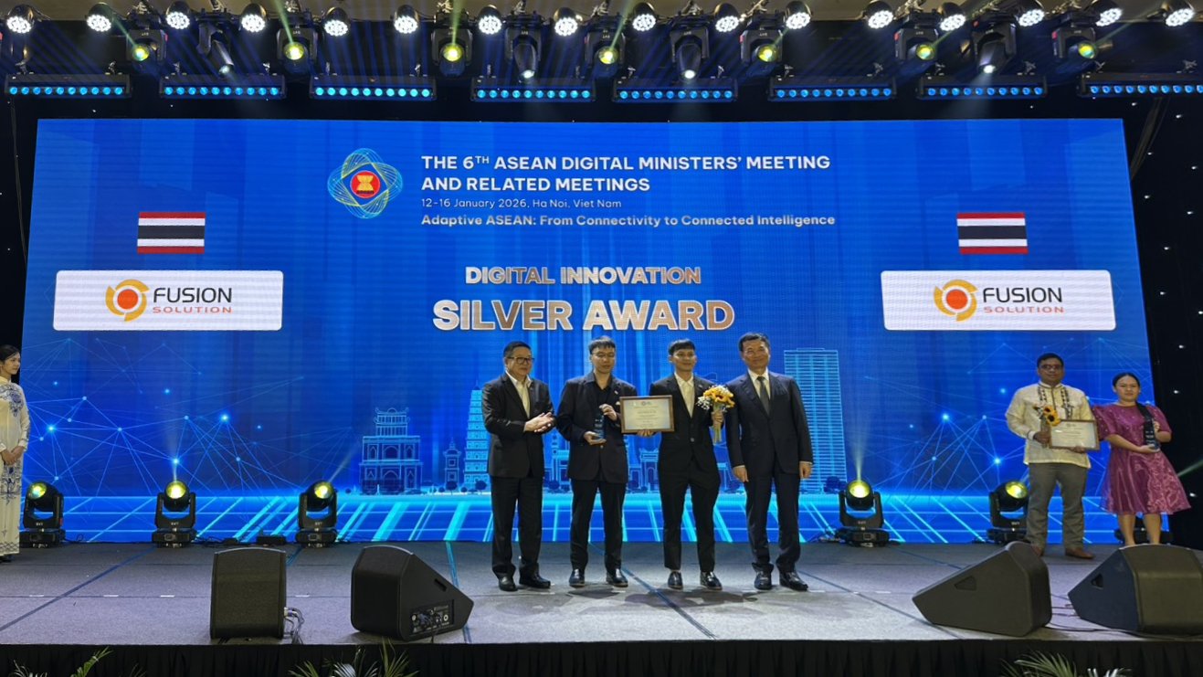 Fusion receiving silver award