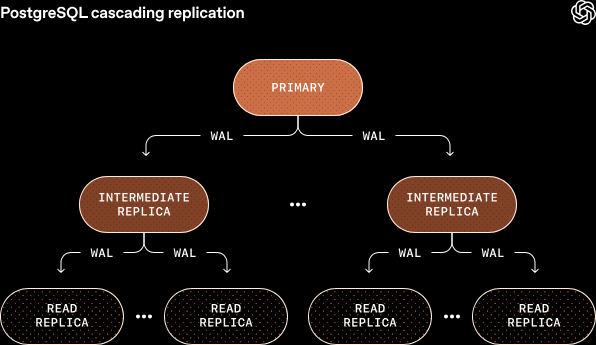 PostgreSQL cascading replication