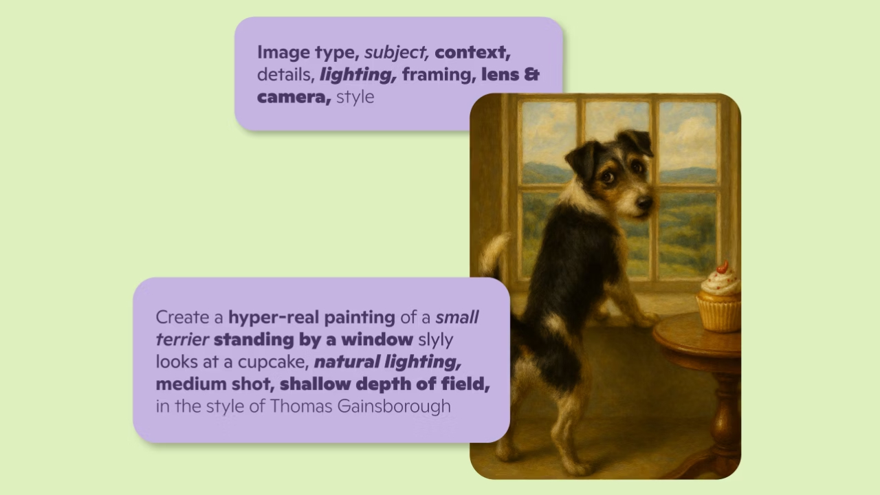 MSFT-Prompting-an-image-dog-at-window-and-cupcake-