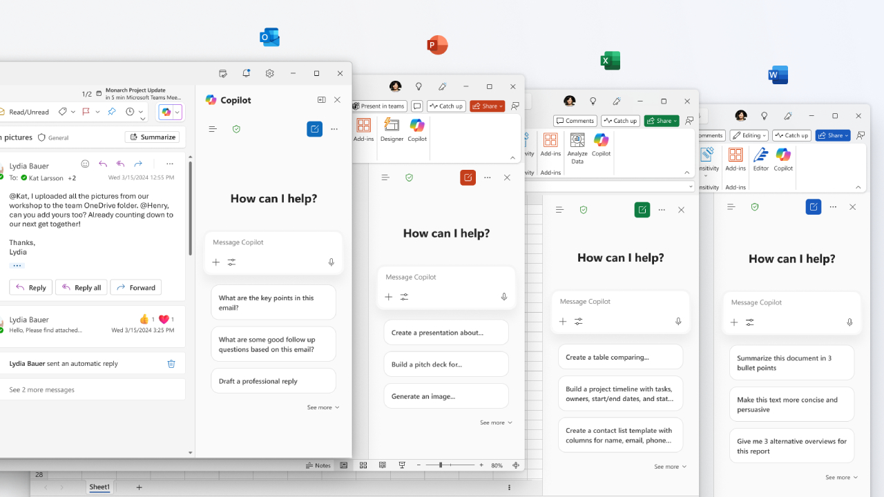 Microsoft 365 Copilot chat for app
