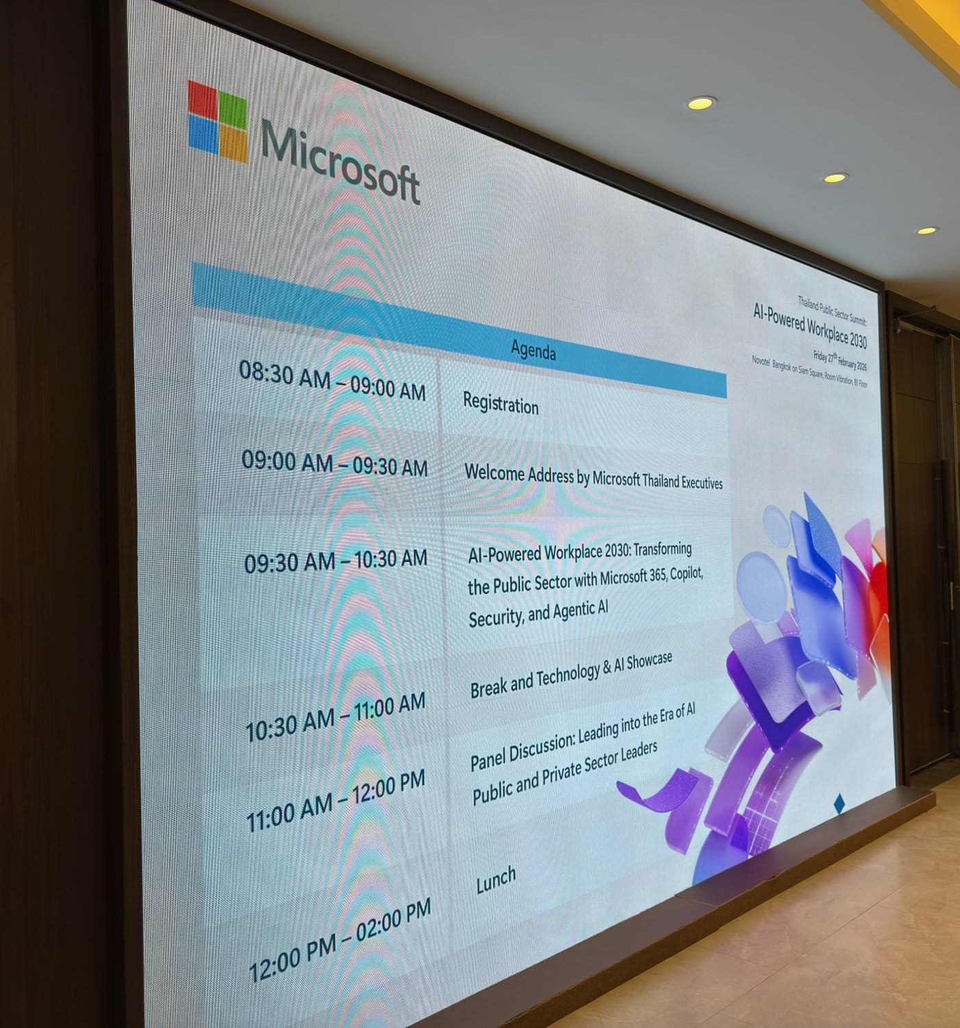 Fusion Solution Agenda @ Thailand Public Sector Summit