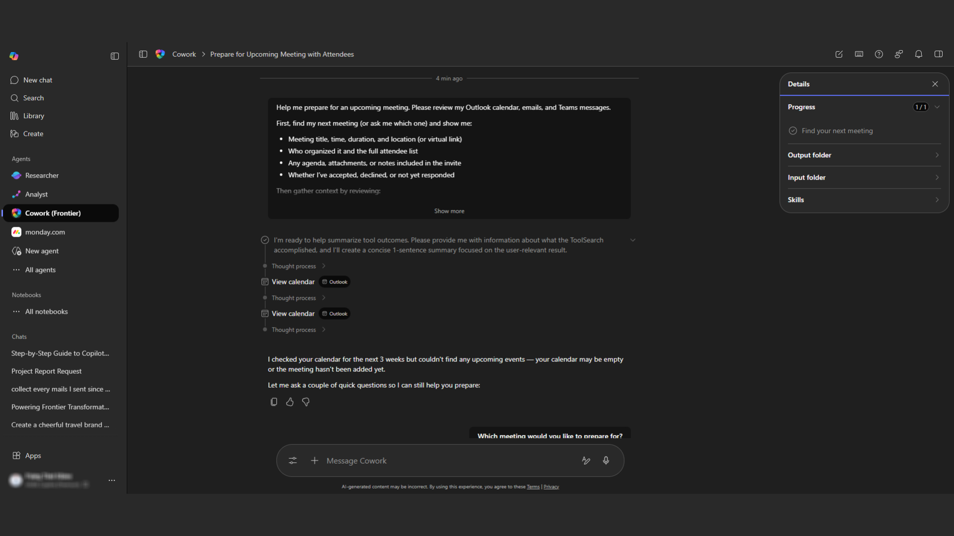 Building Meeting Materials and Aligning the Team